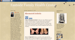 Desktop Screenshot of blogs.eastsidefamilyhealth.com